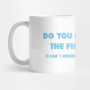 Do You Remember The First Time?, blue Mug